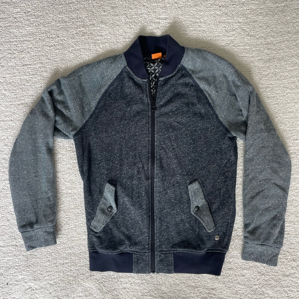 BOSS Jacket, Large, Dark Blue/Gray colors, Used  but in great condition!!
